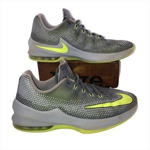 Nike Air Max Infuriate Gray/Volt 869991-002 Athletic Sneaker Size 7Y Wom…